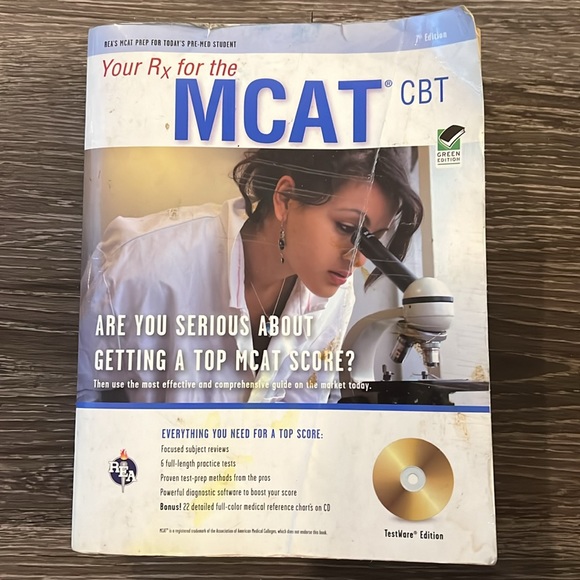 MCAT (Medical College Admission Test) w/CD-ROM 7th Ed. - Picture 2 of 3